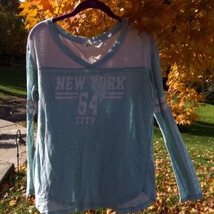 Light Blue Long-sleeve Shirt
